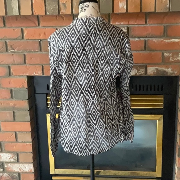 Velvet button down shirt M - Picture 2 of 6